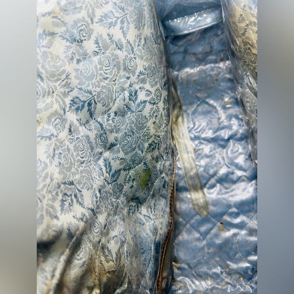 Vintage American Tourister Tiara Escort blue carry on shoulder weekend bag tote - Picture 5 of 7